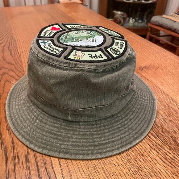 INEEL Idaho Nuclear Engineering and Environmental Laboratory Olive Bucket Hat - Picture 3 of 7